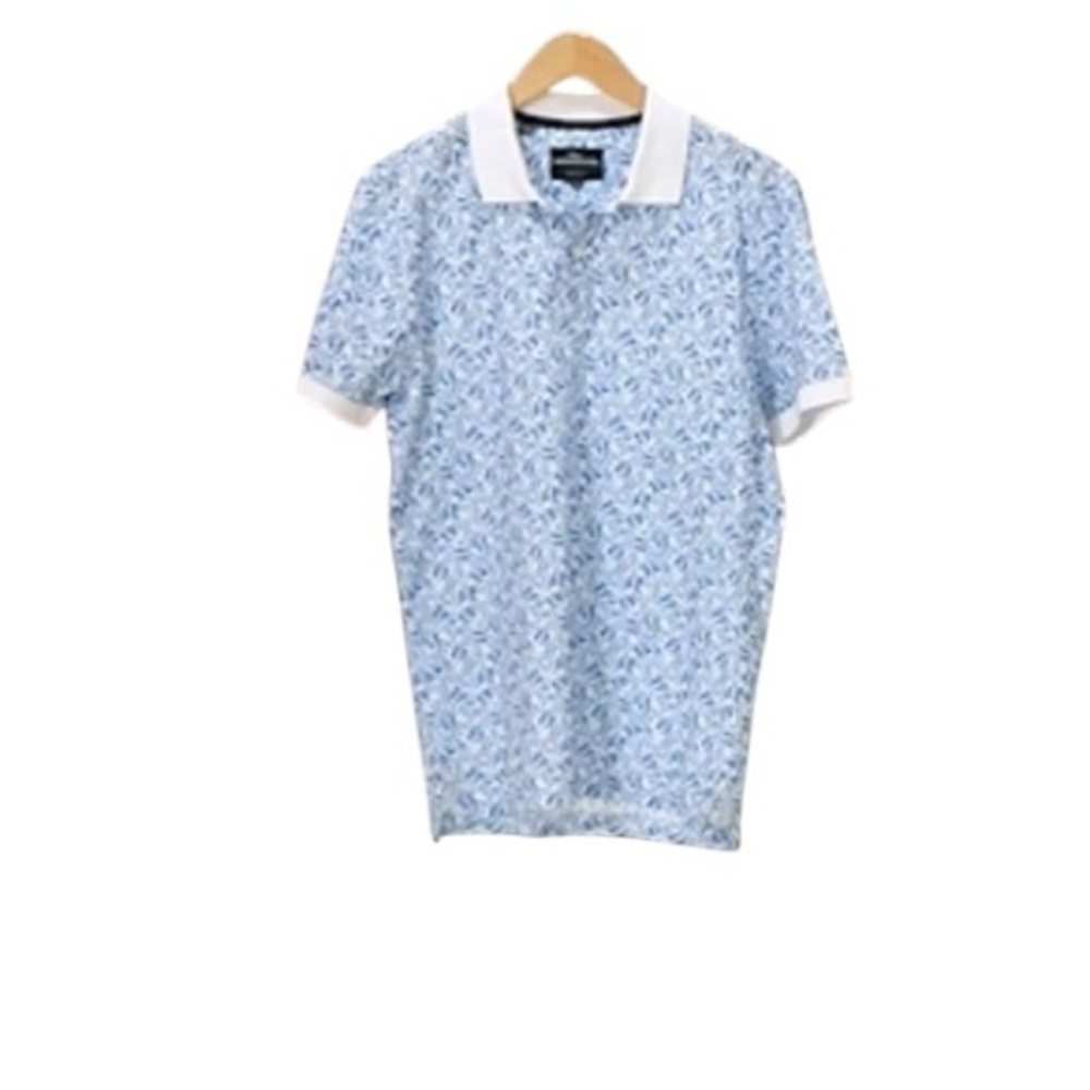 Owen River Leaf Print is Piqué Polo
Rodd & Gunn Size M